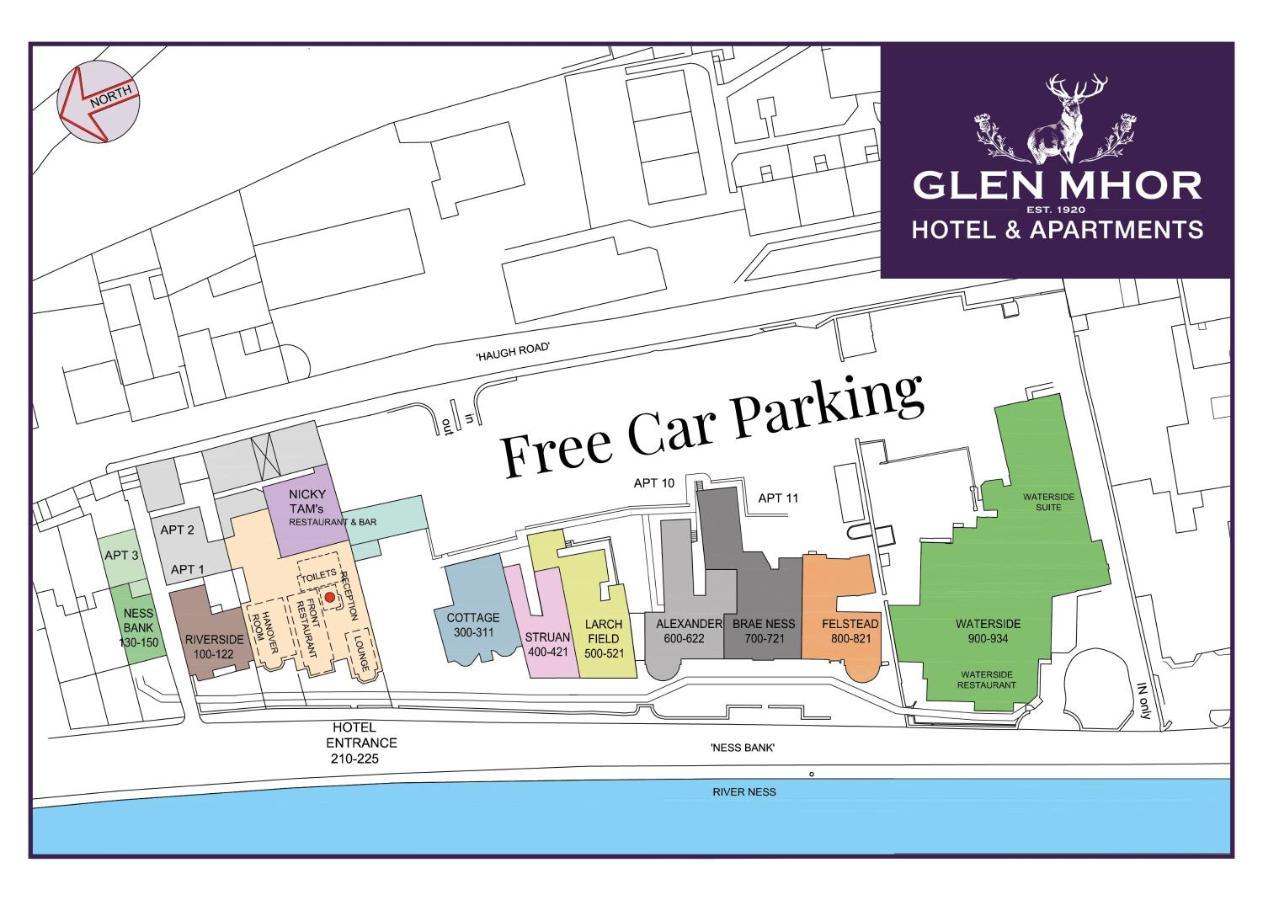 The Glen Mhor Apartments Inverness Exterior foto